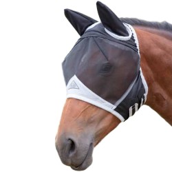 Shires Fly Mask With Ears Fine Mesh